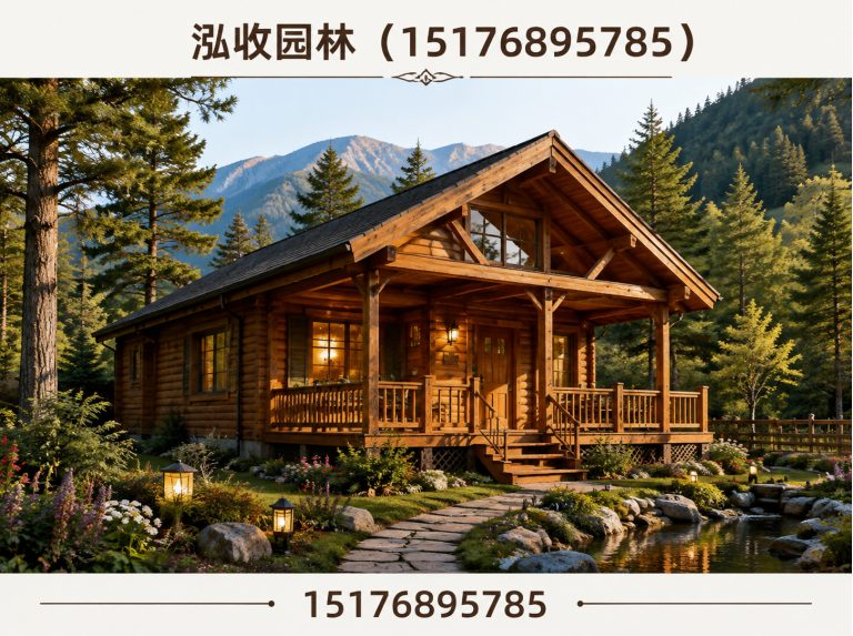 台州防腐木展示图